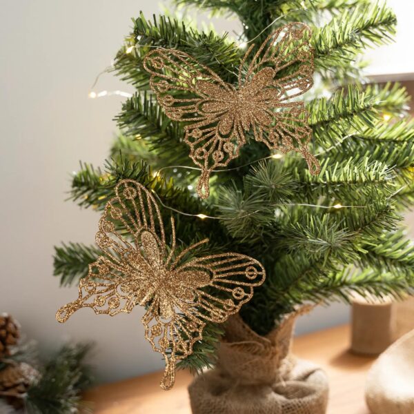 Árbol de Navidad verde de 300 cm de alto - Adornos verde/rojo/dorado