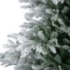 Árbol de Navidad verde de 300 cm de alto - Adornos blanco/plata