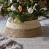 Árbol de Navidad verde de 300 cm de alto - Adornos blanco/plata
